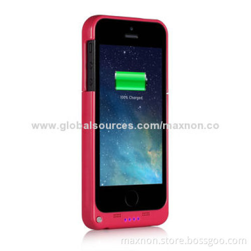 2,200mAh External Back Battery Case for iPhone 5/5C/5S, 3-in-1 with Changeable Faceplate
